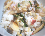 焼き魚と大葉の混ぜご飯★簡単鮭鯖鰺ほっけ作り方12写真