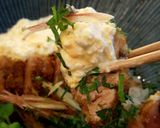 鰹のレアカツ丼。(o^^o)♪作り方7写真