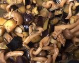 ナスとしめじのガリバタ醤油ソース作り方6写真