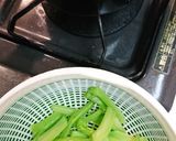 ブロッコリー茎芯パスタサラダ仕立て作り方1写真