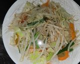 レンジde巣籠り半熟卵のシャキシャキ野菜味噌だれ作り方3写真