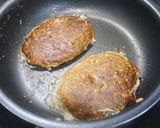 お弁当！混ぜるだけバジルハンバーグ作り方3写真
