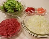 ［cafe丼 ﾍﾙｼｰ甘辛味噌そぼろ丼］作り方2写真