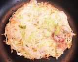 そうめんでお好み焼き作り方3写真