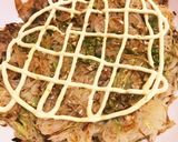 そうめんでお好み焼き作り方4写真