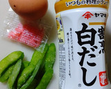 超簡単！絹さやと紅しょうがの卵とじ作り方1写真