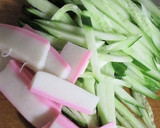 本技キムチと豚肉の卵とじのせ、冷やし中華作り方4写真
