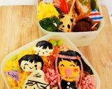 *キャラ弁* 頑張れ!運動会応援団長★作り方2写真