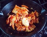 たこキムチ焼き作り方1写真