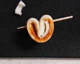 ぷっくりハートの竹輪チーズ作り方3写真