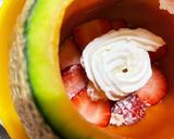 誰でも簡単　まるごとメロンケーキ作り方6写真