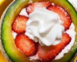 誰でも簡単　まるごとメロンケーキ作り方16写真