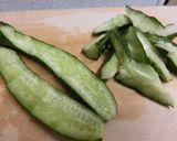 たたききゅうりの梅味噌キムチ和え作り方1写真