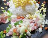 ホットプレートでででんと焼きめし作り方3写真