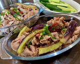 【冷菜】茄子と冷しゃぶのピリ辛中華風作り方10写真