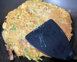お好み焼き粉で！豚キムチーズチヂミ作り方11写真