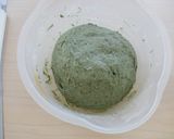 捏ねないパン よもぎパン作り方6写真