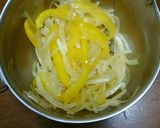 新玉ねぎとパプリカのサンドイッチ作り方5写真