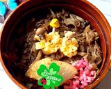 皐月18　牛丼弁当作り方2写真