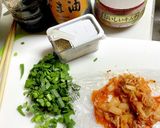 にらキムチだれの豚の生姜焼き作り方3写真