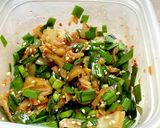にらキムチだれの豚の生姜焼き作り方4写真