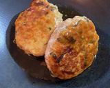 鶏挽肉と豆腐のつくねハンバーグ作り方8写真