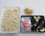 なすとベーコンのトマトクリームドリア作り方1写真