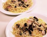 簡単♪３種のきのことベーコンのパスタ☆作り方14写真