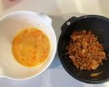 ぴりっとキムチ納豆オムレツ作り方1写真