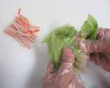 おにぎらず★アボカド＋鮭フレーク作り方4写真