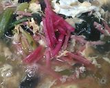 紅ショウガと酸辣湯のスープでラーメン作り方10写真