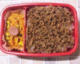 超簡単 昔ながら～そぼろ丼☆作り方3写真