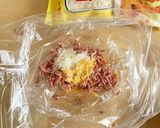 「てりたま」ホットサンド★パテから手作り作り方6写真