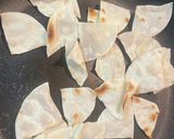 餃子の皮でパリパリチップス！作り方2写真