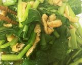 レンジで簡単小松菜と油揚げの煮浸し作り方3写真
