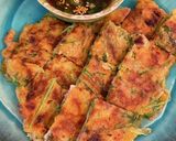 お好み焼き粉で！豚キムチーズチヂミ作り方13写真