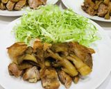 材料２つ！　鶏モモ肉のバタぽんステーキ作り方5写真