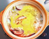 わらびと干し椎茸の卵雑炊作り方8写真