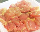 鶏肉のトマト味噌炒め作り方1写真