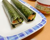 海苔&チーズでキムチ巻き♡キュウリ燻製鶏作り方3写真