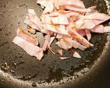 素麺カリカリポパイベーコン焼きそば作り方3写真