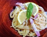 生レモンのクリームパスタ♪爽快作り方5写真