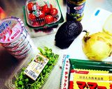 アボカドとトマトの冷製パスタ作り方1写真