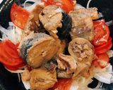 新玉ねぎとサバ缶作り方4写真
