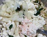 明太子と豆腐レタスのヘルシー冷製パスタ作り方9写真