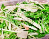 水菜と大根の明太マヨサラダ作り方4写真