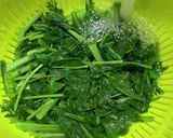 鯖缶と茎菜の和風和え作り方3写真