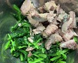 鯖缶と茎菜の和風和え作り方5写真