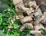 鯖缶と茎菜の和風和え作り方6写真