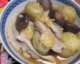 本技キムチと豚肉の、ピリ辛肉じゃが作り方5写真